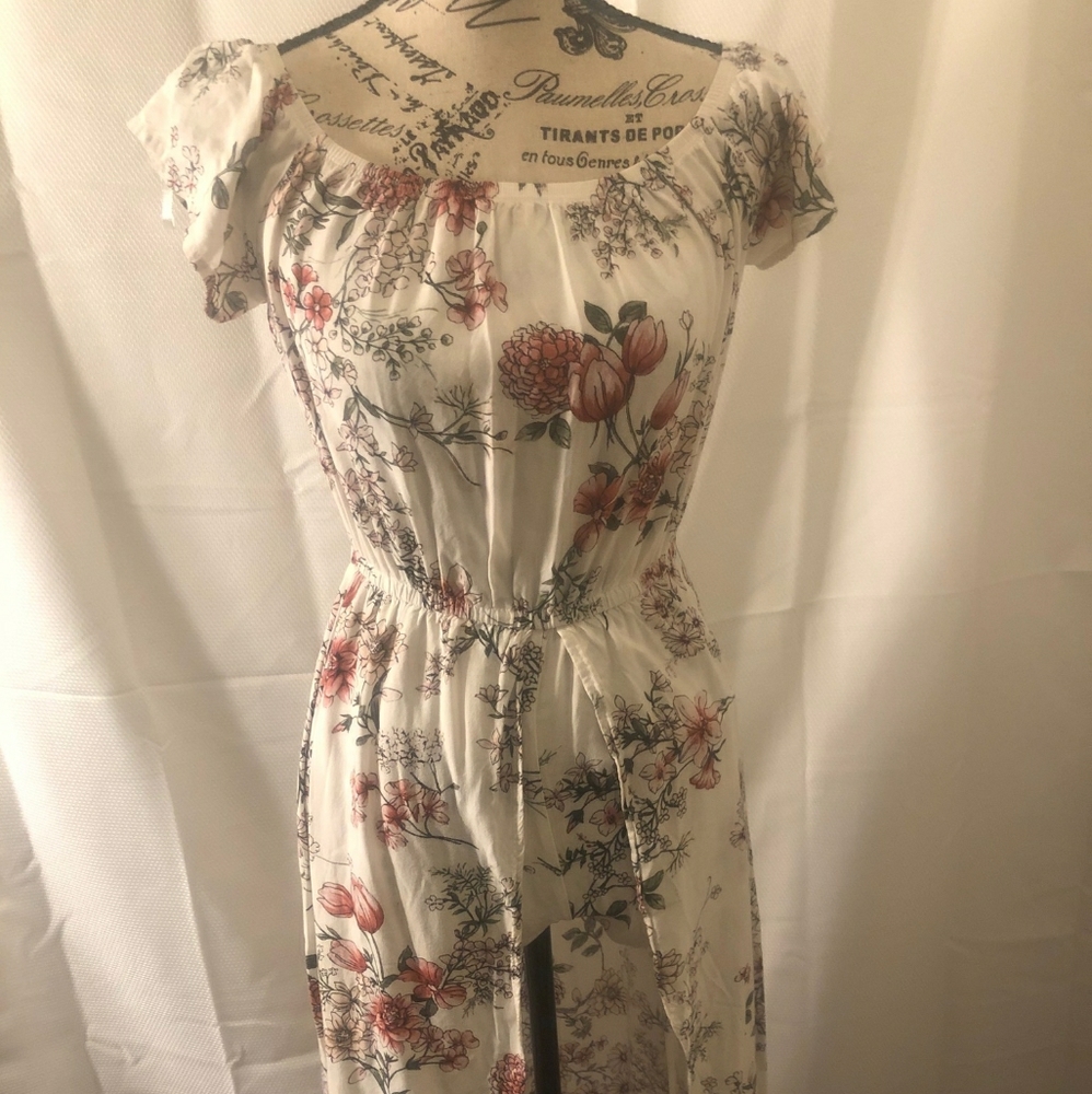 Floral Romper with shorts/skirt combo